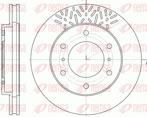 Kawe 6639 10 - Гальмівний диск avtolavka.club