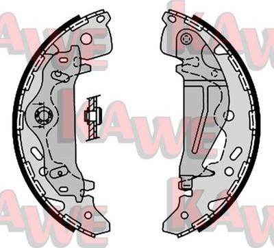 Kawe 09230 - Комплект гальм, барабанний механізм avtolavka.club