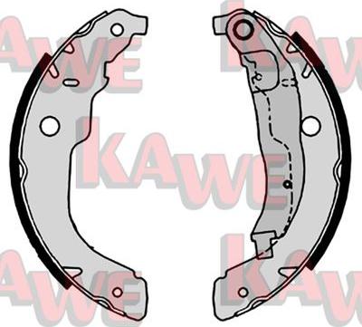 Kawe 09220 - Комплект гальм, барабанний механізм avtolavka.club