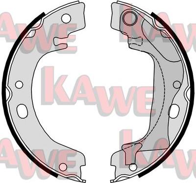 Kawe 09760 - Комплект гальм, ручник, парковка avtolavka.club