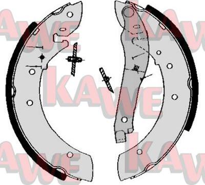 Kawe 04740 - Комплект гальм, барабанний механізм avtolavka.club