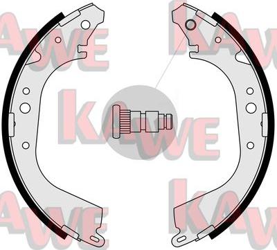 Kawe 05280 - Комплект гальм, барабанний механізм avtolavka.club