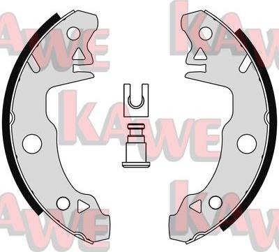 Kawe 00520 - Комплект гальм, барабанний механізм avtolavka.club