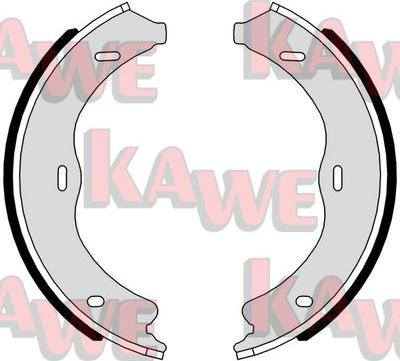 Kawe 01117 - Комплект гальм, ручник, парковка avtolavka.club