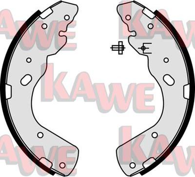 Kawe 08450 - Комплект гальм, барабанний механізм avtolavka.club