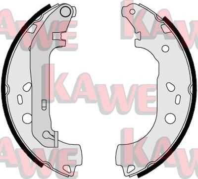 Kawe 08550 - Комплект гальм, барабанний механізм avtolavka.club