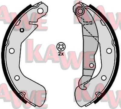 Kawe 08130 - Комплект гальм, барабанний механізм avtolavka.club