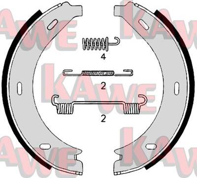 Kawe 08740 - Комплект гальм, ручник, парковка avtolavka.club