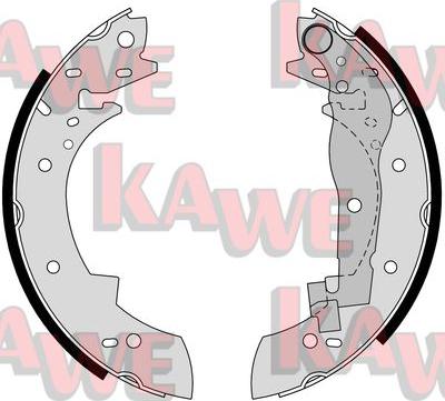 Kawe 03330 - Комплект гальм, барабанний механізм avtolavka.club