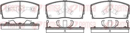 Kawe 0254 02 - Гальмівні колодки, дискові гальма avtolavka.club