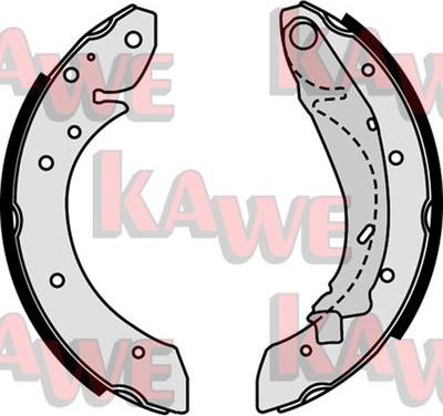 Kawe 07730 - Комплект гальм, барабанний механізм avtolavka.club