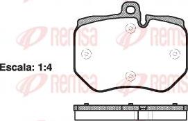 DJ Parts BP2496 - Гальмівні колодки, дискові гальма avtolavka.club