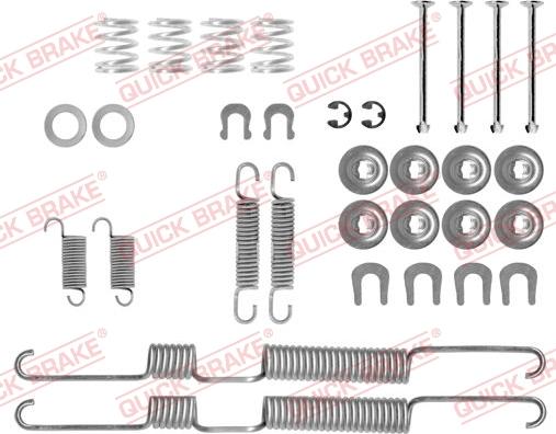 Kawe 105-0698 - Комплектуючі, барабанний гальмівний механізм avtolavka.club