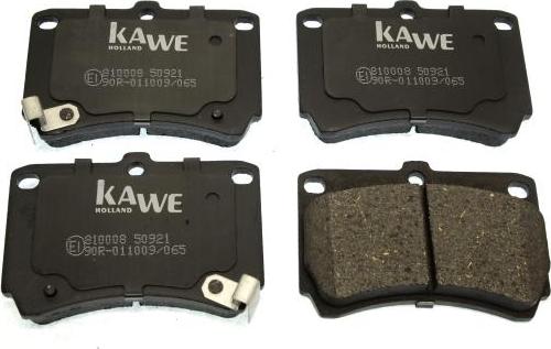 Kawe 810008 - Гальмівні колодки, дискові гальма avtolavka.club