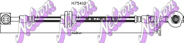 Kawe H7541Q - Гальмівний шланг avtolavka.club