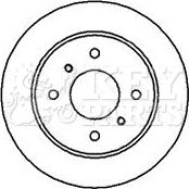 Key Parts KBD4957 - Гальмівний диск avtolavka.club