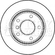 Key Parts KBD4465 - Гальмівний диск avtolavka.club