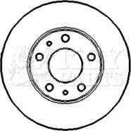 Key Parts KBD4414 - Гальмівний диск avtolavka.club