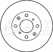 Key Parts KBD4423 - Гальмівний диск avtolavka.club