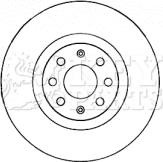 Key Parts KBD4544 - Гальмівний диск avtolavka.club