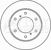 Key Parts KBD4692 - Гальмівний диск avtolavka.club