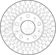 Key Parts KBD4608 - Гальмівний диск avtolavka.club