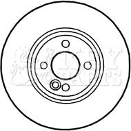 Key Parts KBD4617 - Гальмівний диск avtolavka.club