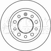 Key Parts KBD4625 - Гальмівний диск avtolavka.club