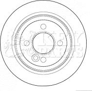 Key Parts KBD4627 - Гальмівний диск avtolavka.club