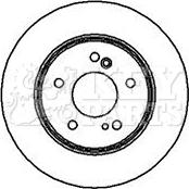 Key Parts KBD4094 - Гальмівний диск avtolavka.club