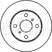 Key Parts KBD4173 - Гальмівний диск avtolavka.club