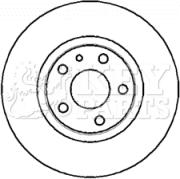 Key Parts KBD4307 - Гальмівний диск avtolavka.club