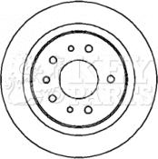 Key Parts KBD4319 - Гальмівний диск avtolavka.club