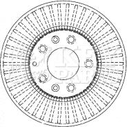 Key Parts KBD4334 - Гальмівний диск avtolavka.club