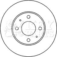 Key Parts KBD4336 - Гальмівний диск avtolavka.club