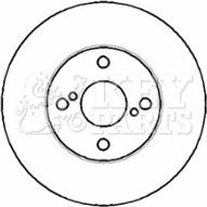 Key Parts KBD4379 - Гальмівний диск avtolavka.club