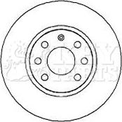 Key Parts KBD4253 - Гальмівний диск avtolavka.club