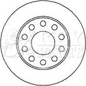 Key Parts KBD4273 - Гальмівний диск avtolavka.club