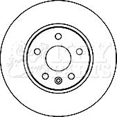 Key Parts KBD4796 - Гальмівний диск avtolavka.club