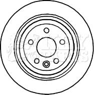 Key Parts KBD4767 - Гальмівний диск avtolavka.club