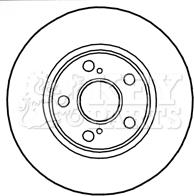 Key Parts KBD4776 - Гальмівний диск avtolavka.club