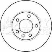 Key Parts KBD5901S - Гальмівний диск avtolavka.club