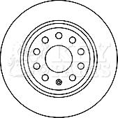 Key Parts KBD5167 - Гальмівний диск avtolavka.club