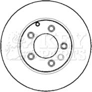 Key Parts KBD5131 - Гальмівний диск avtolavka.club