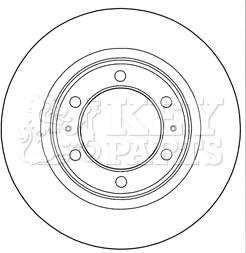 Key Parts KBD5289 - Гальмівний диск avtolavka.club