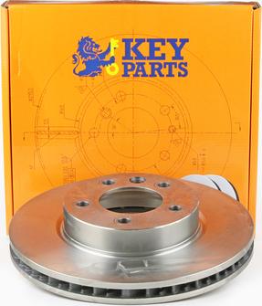 Key Parts KBD5757S - Гальмівний диск avtolavka.club