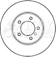 Key Parts KBD5766S - Гальмівний диск avtolavka.club