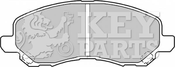 Key Parts KBP1831 - Гальмівні колодки, дискові гальма avtolavka.club