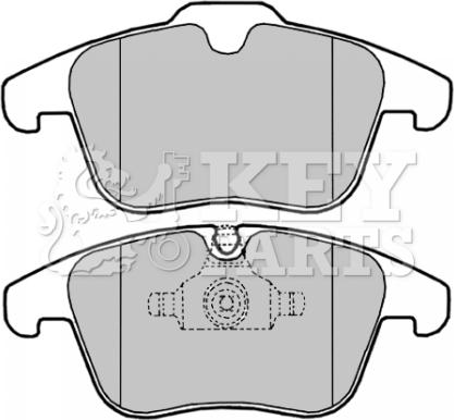 Key Parts KBP2023 - Гальмівні колодки, дискові гальма avtolavka.club