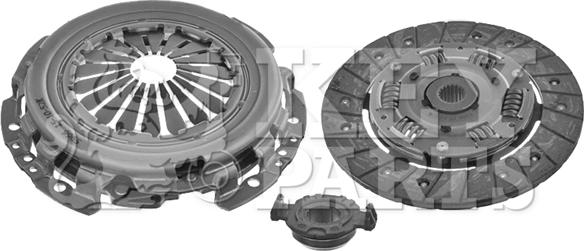 Key Parts KC6217 - Комплект зчеплення avtolavka.club